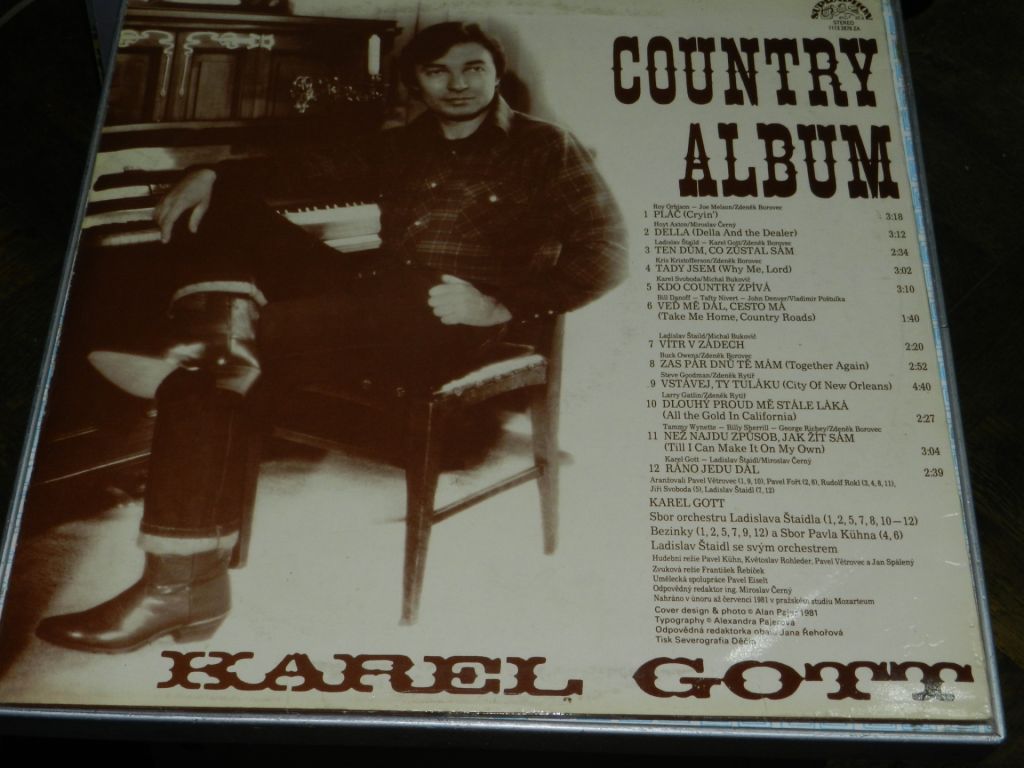 LP  Karel Gott - Country Album - фото фото фото 1