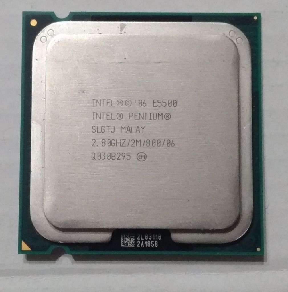 Продам процесор Intel Pentium E5500 2.8 Ghz - socket 775  (№48) - фото фото фото 0