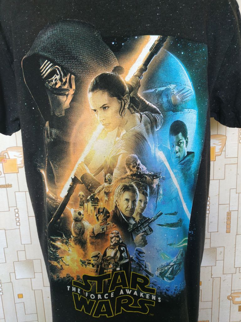 Футболка стрейчева чоловіча чорна STAR WARS p-p L - фото фото фото 1