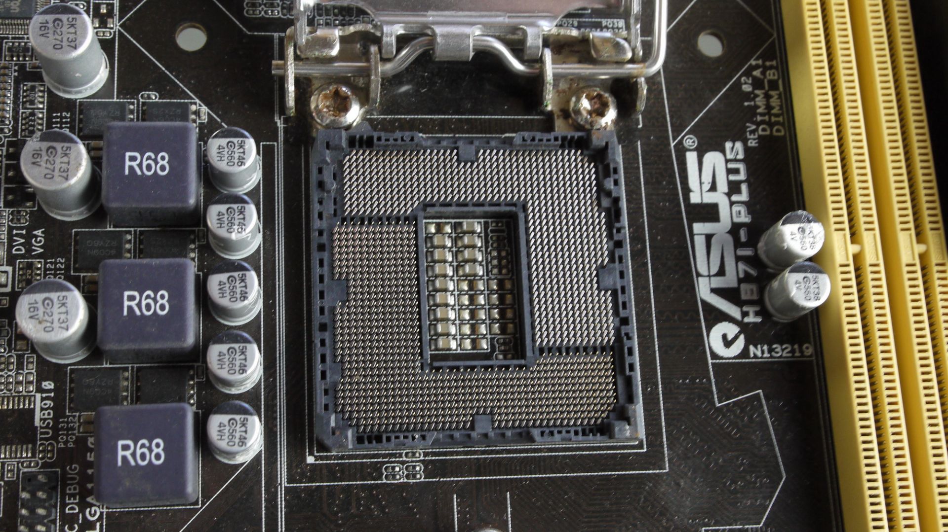 Материнская плата microATX ASUS H87i-plus LGA 1150 Вживане - фото фото фото 2