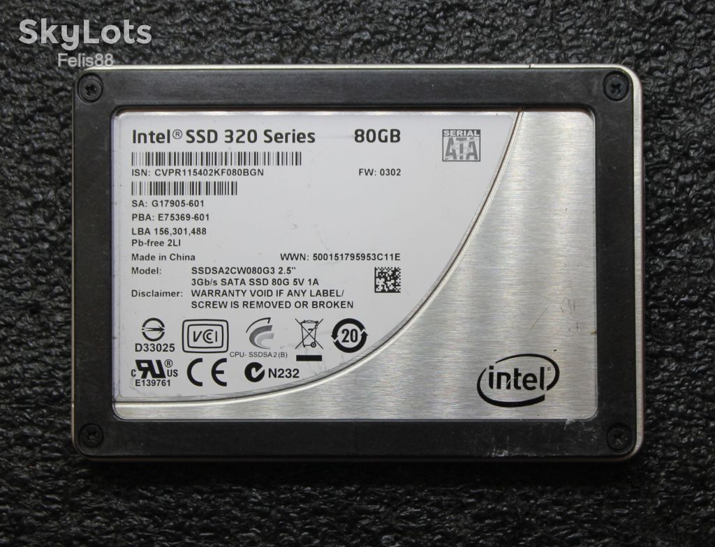 Накопитель SSD 2.5" 80GB - Intel SSDSA2CW080G3 - 70-83% - РАБОЧИЙ - фото фото фото 4