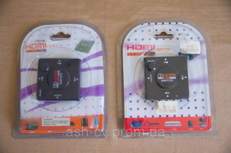HDMI Switch спліттер (3 порти) - фото фото фото 0