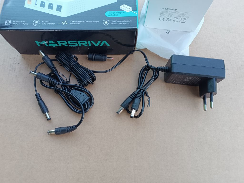 Новый ДБЖ для роутера ONU MARSRIVA 14000mAh Smart Mini DC UPS KP3 - фото фото фото 1
