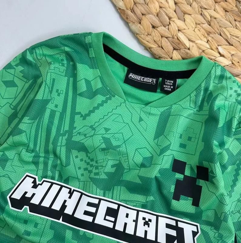 Зелена футболка minecraft primark на хлопчика 11-12 років - фото фото фото 4
