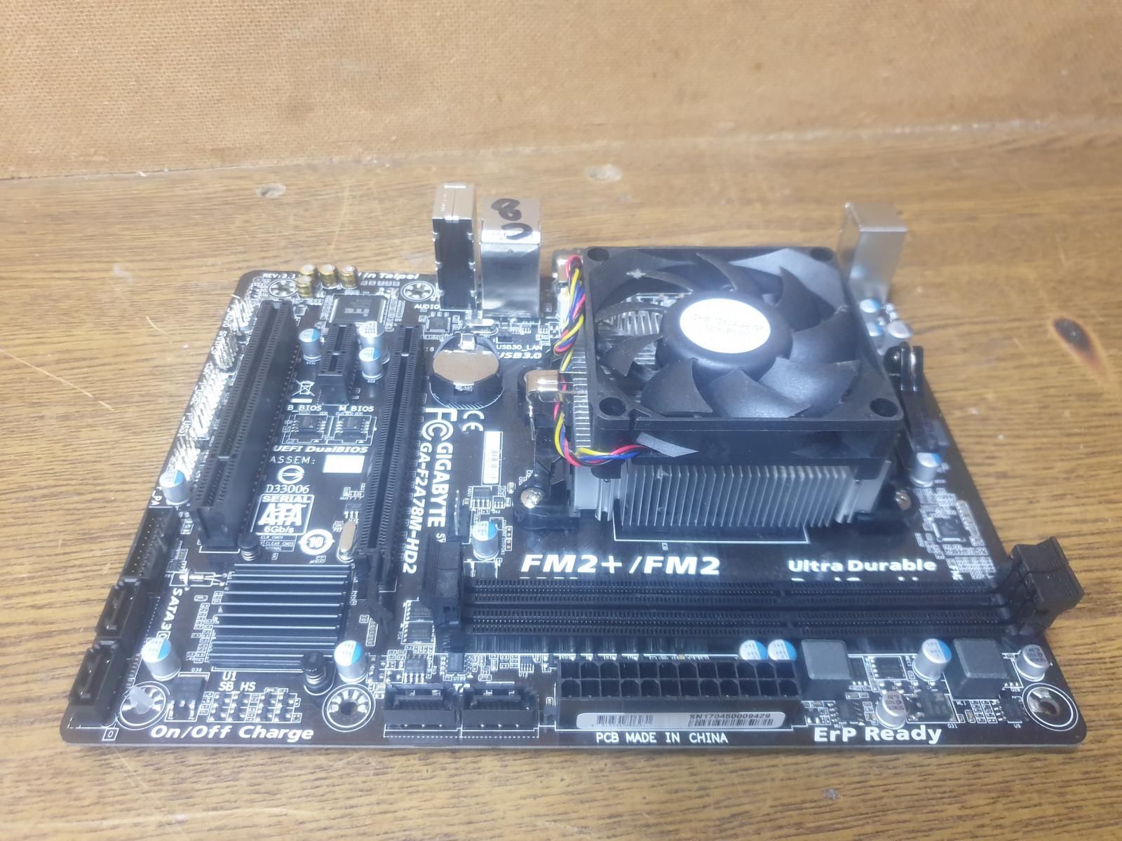 T50 Gigabyte GA-F2A78M-HD2 + AMD A6-5400K + Охолодження C8 - фото фото фото 4
