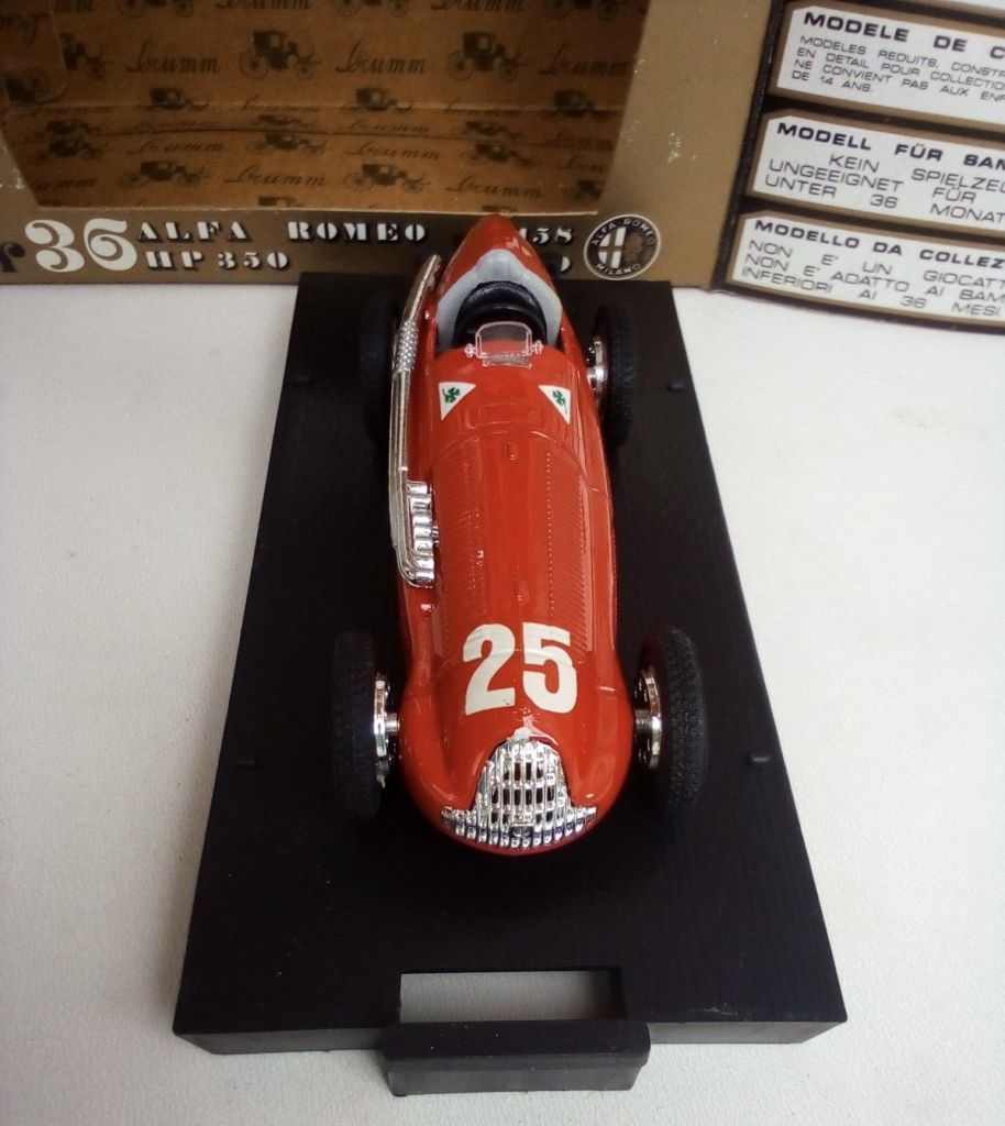 F1 ALFA ROMEO 158 Farina World Champion 1950 1/43 BRUMM - фото фото фото 4
