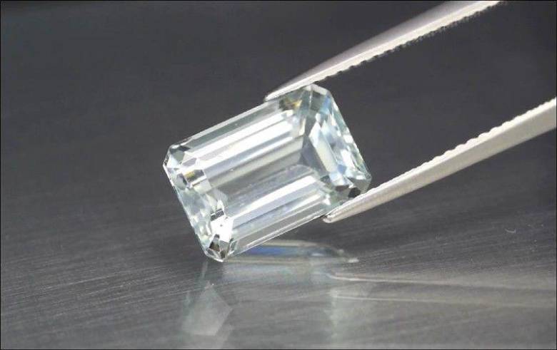 Аквамарин октагон 4.64ct  11.7 x 8mm - фото фото фото 1