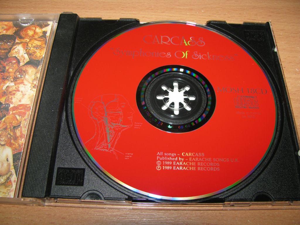 CARCASS - Symphonies Of Sickness   (1989 Earache 1st press,UK) - фото фото фото 2
