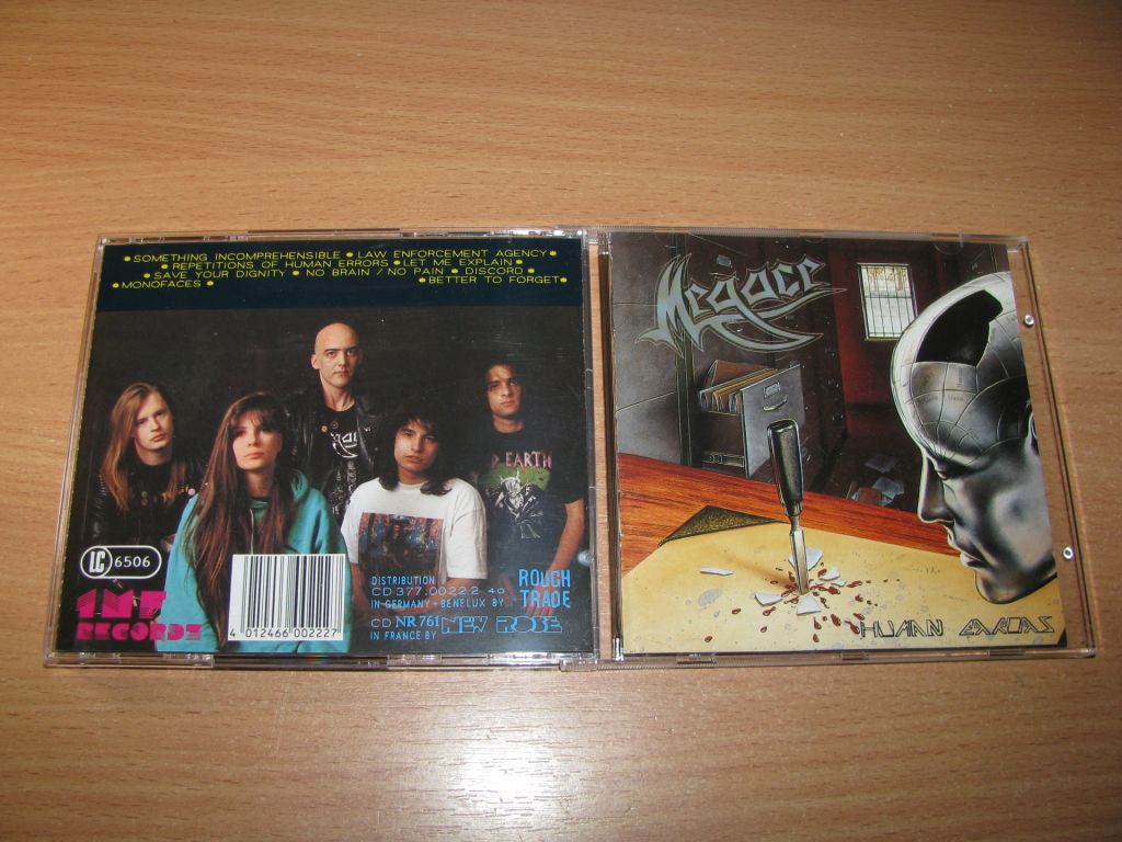 MEGACE - Human Errors  (1991 1MF Recordz 1st press) - фото фото фото 0