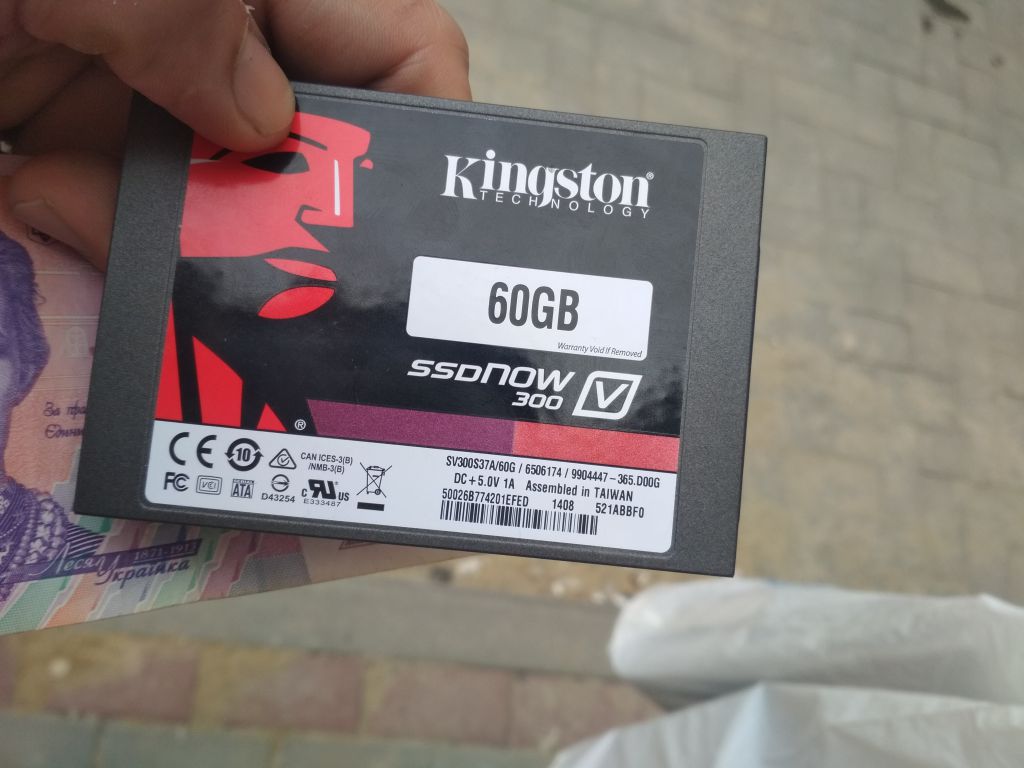 Kingston SSD now v300 (SV300S37A/60G) - 60Gb - фото фото фото 1