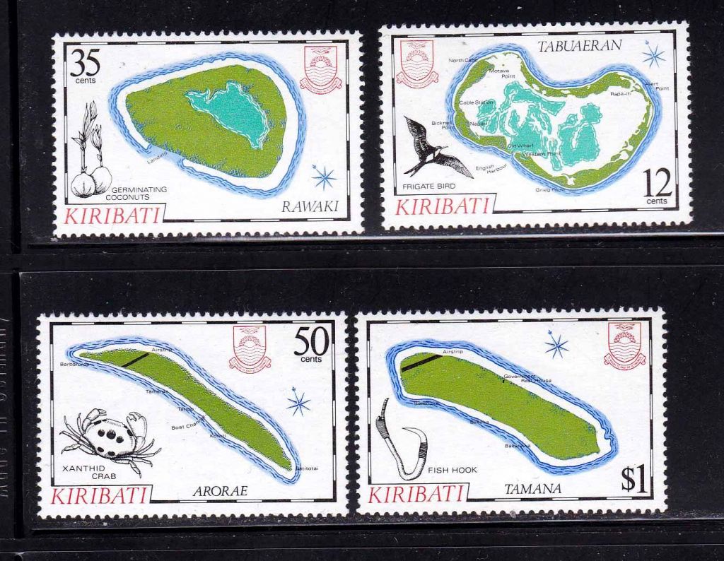 Фауна .  Кирибати 1985 г  MNH - не часто !!! - фото фото фото 0