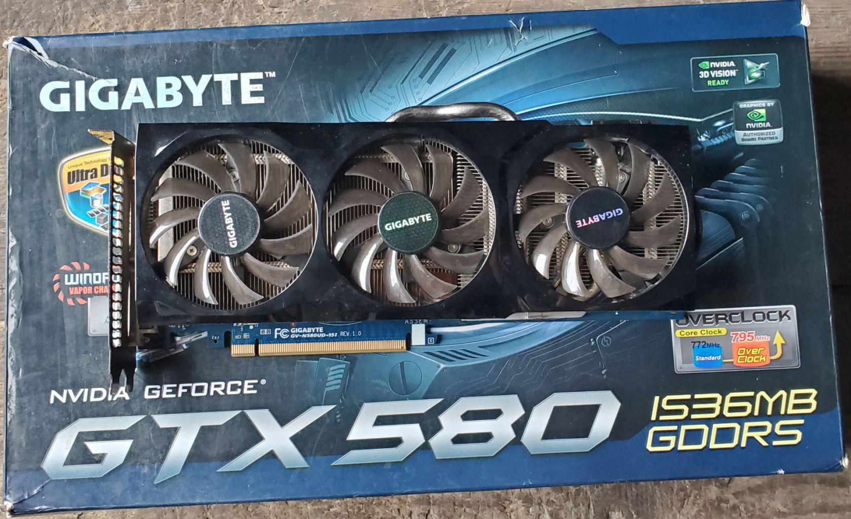 Видеокарта GTX580 1.5Gb Ddr5 Gigabyte - фото фото фото 0