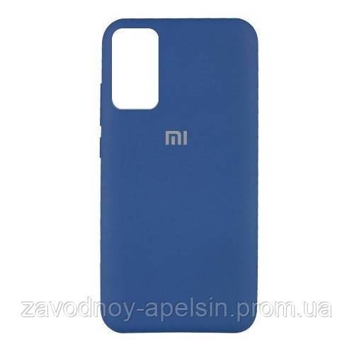 Xiaomi Redmi Note 10 10S чехол синий Silicone Cover navy - фото фото фото 0
