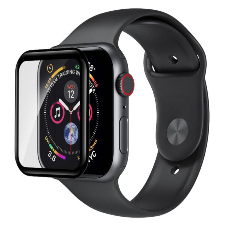 Защитное cтекло Devia для Apple Watch 4, 44mm, Черный - фото фото фото 0