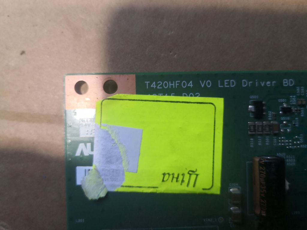 (m50)_Плата T420HF04 VO LED Driver 42T15-D02 - фото фото фото 0