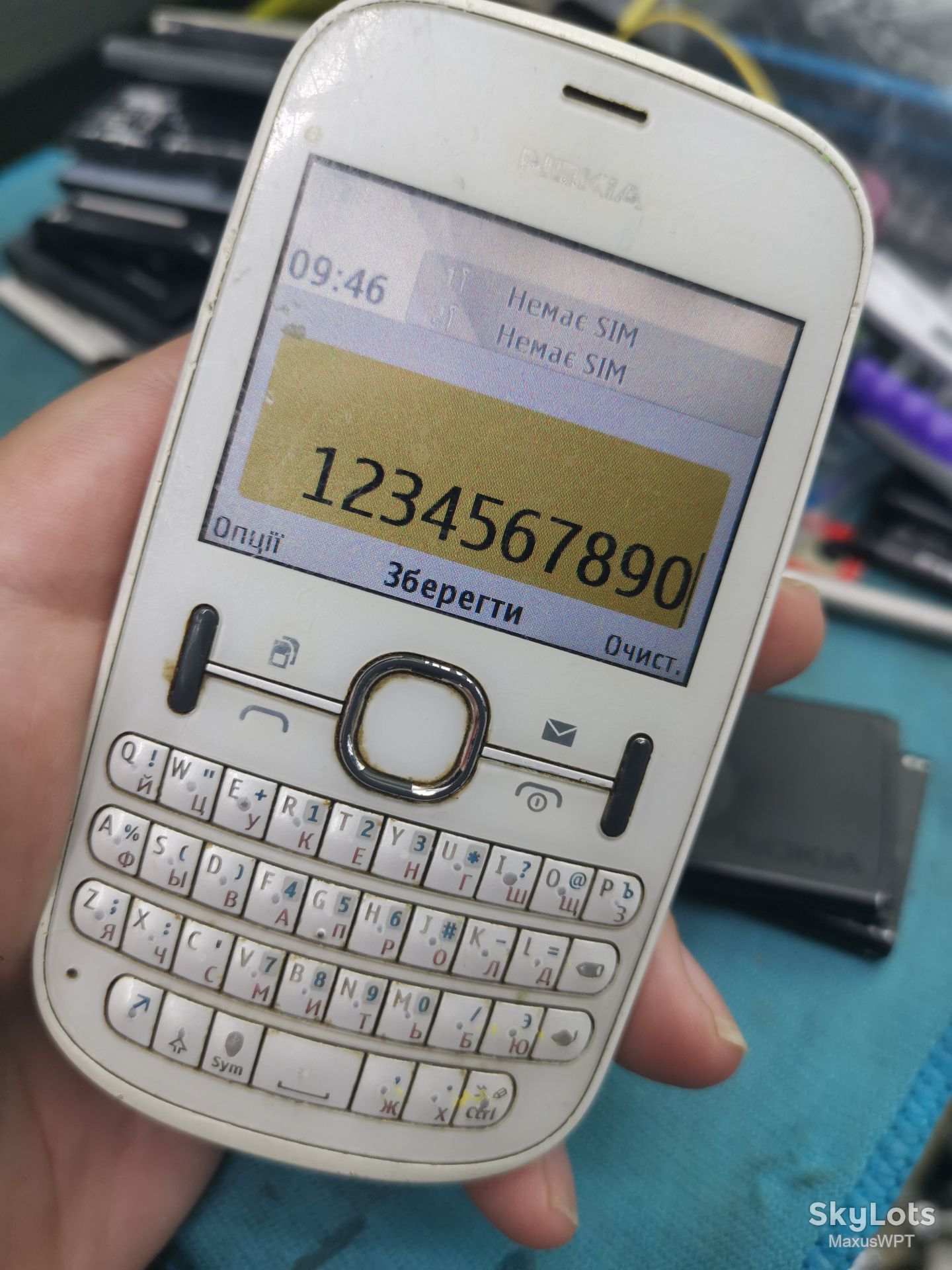 #725 Sklad Nokia Asha 200 White - фото фото фото 1