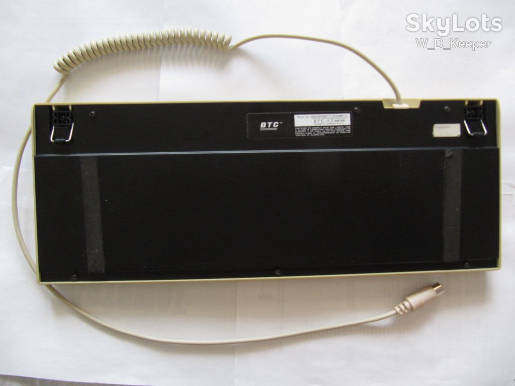 BTC 5339R AT / DIN, "вічна" механічна foil&amp;foam, сталеве дно, 1991 рік, колекційна клавіатура - фото фото фото 6