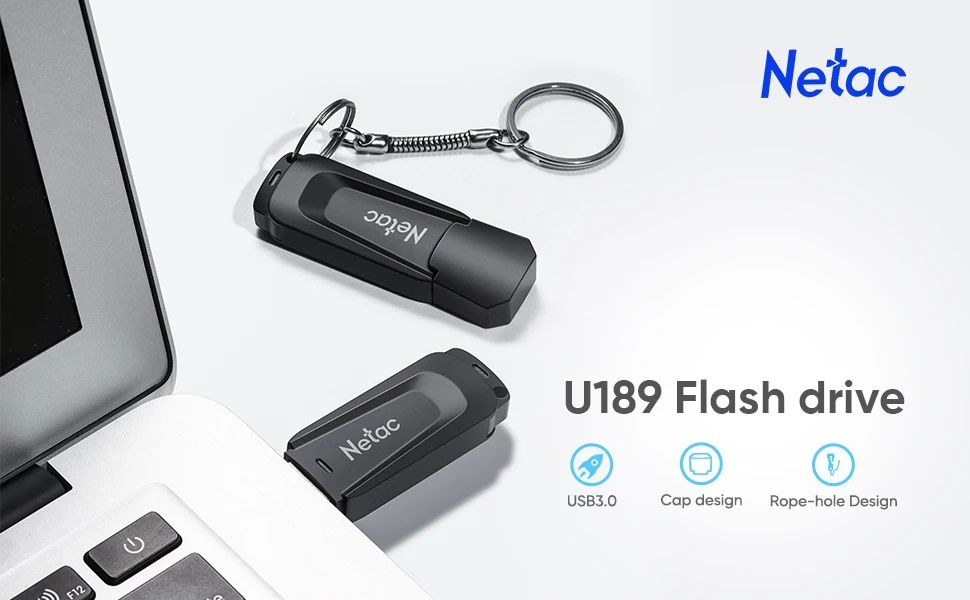 Флешка USB Flash 3.0 Netac U189 на 128 ГБ. - фото фото фото 3