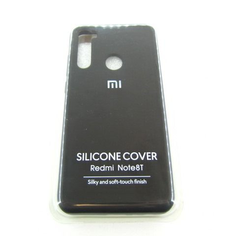 ЧЕХОЛ НАКЛАДКА Xiaomi Redmi Note 8T SILICONE COVER black - фото фото фото 2