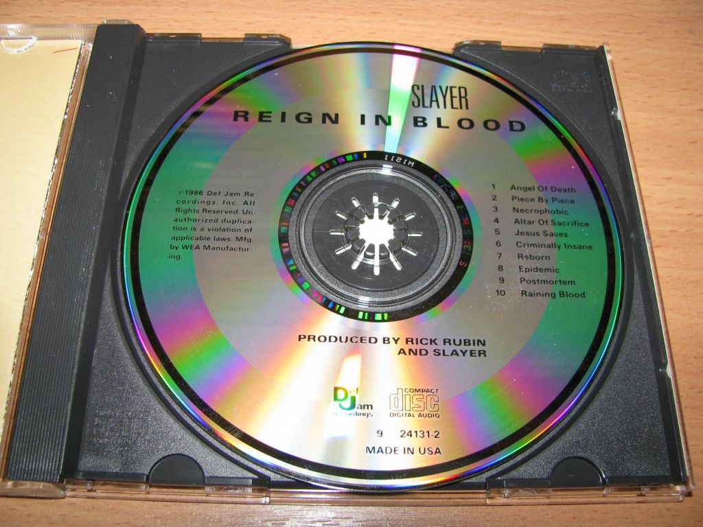 SLAYER - Reign In Blood      (1986 Def Jam 1st press,USA) - фото фото фото 2