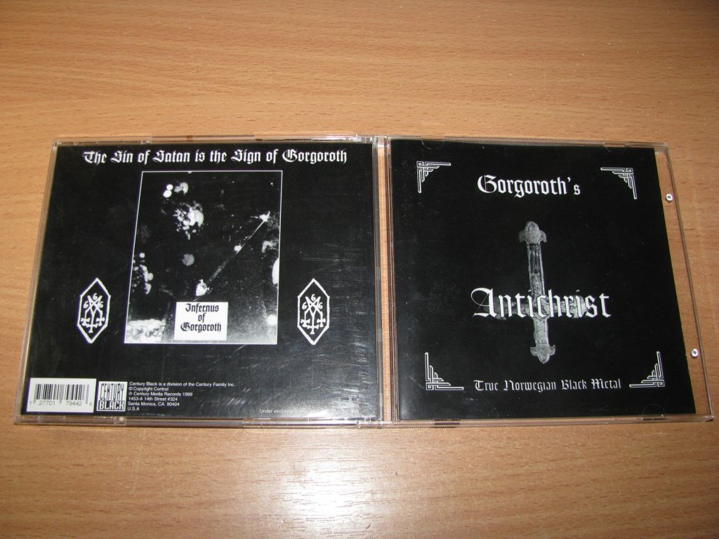 GORGOROTH - Antichrist  (1999 Century Black USA) - фото фото фото 0