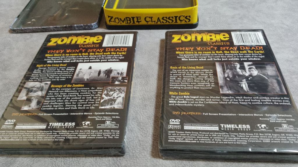 ZOMBIE CLASSICS. новый американский 2 dvd металбокс - фото фото фото 6