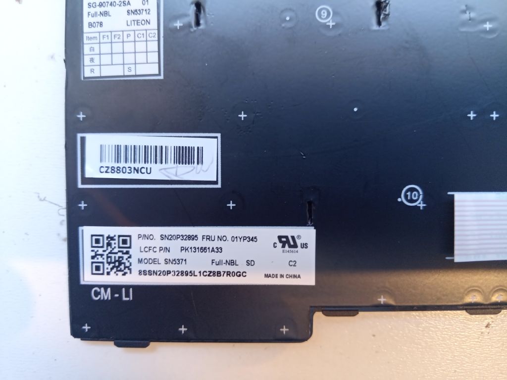 Б/У Клавіатура не робоча  (ДОНОР) Lenovo L480 - фото фото фото 2