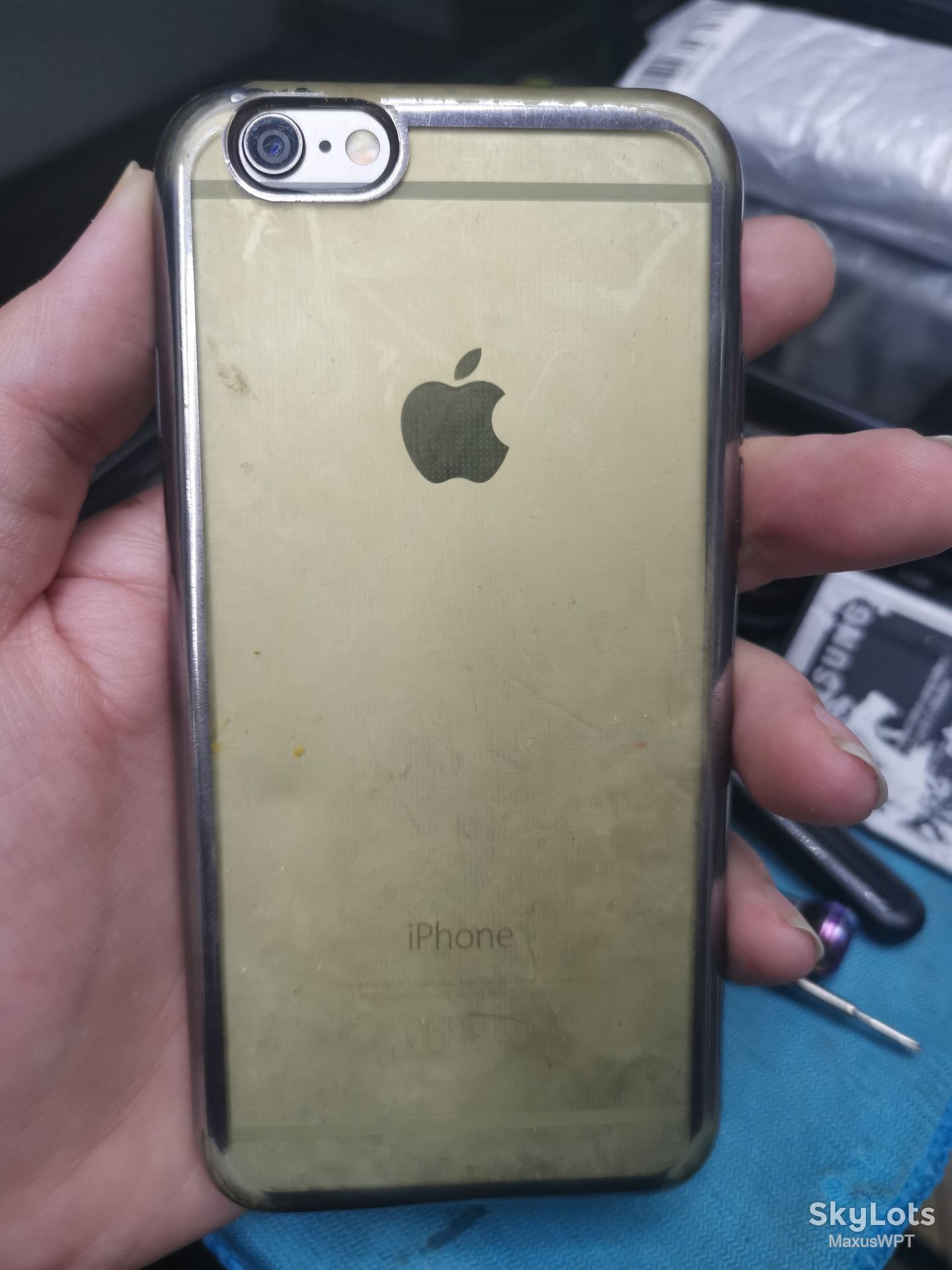 #1745 Sklad iphone 6 silver reboot case - фото фото фото 1