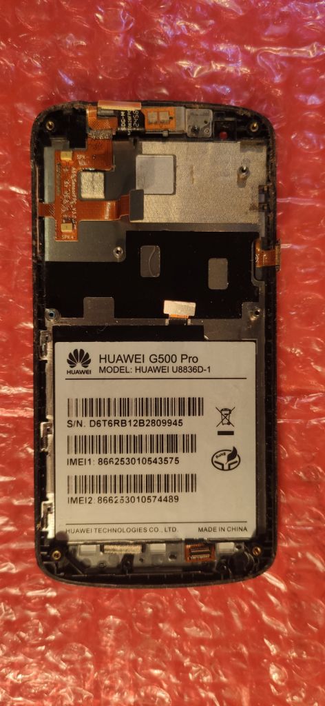 Huawei G500 pro U8836D-1 Модуль дисплея со шлейфами оригинал бу - фото фото фото 1