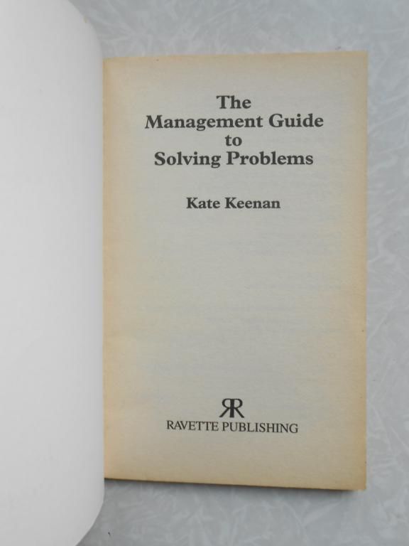 Management Guide to Solving Problems.Kate Keenan - фото фото фото 2