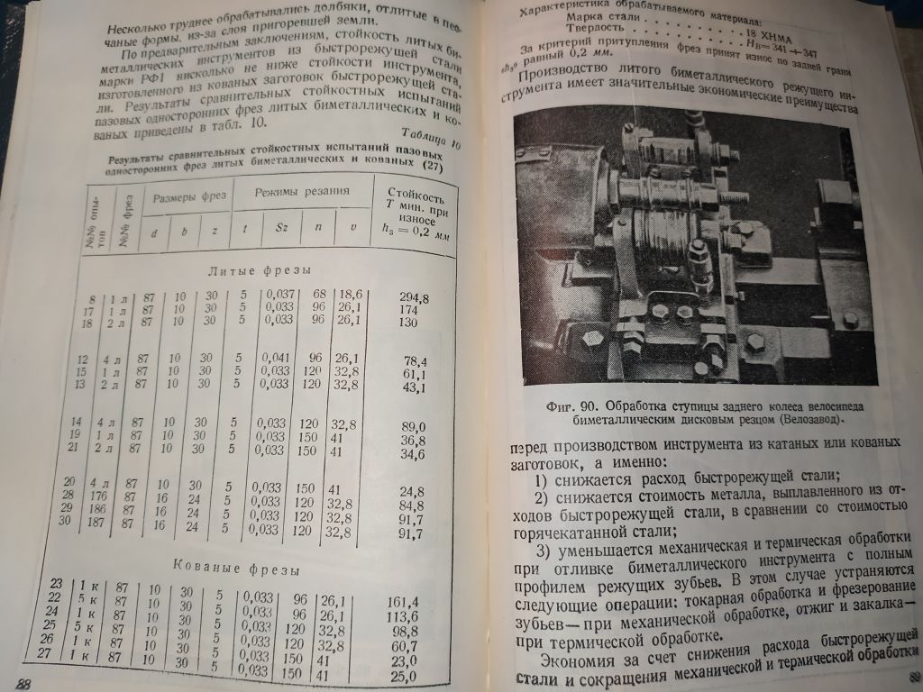 книга: ЛИТОЙ БИМЕТАЛЛИЧЕСКИЙ РЕЖУЩИЙ ИНСТРУМЕНТ 1950г. - фото фото фото 4