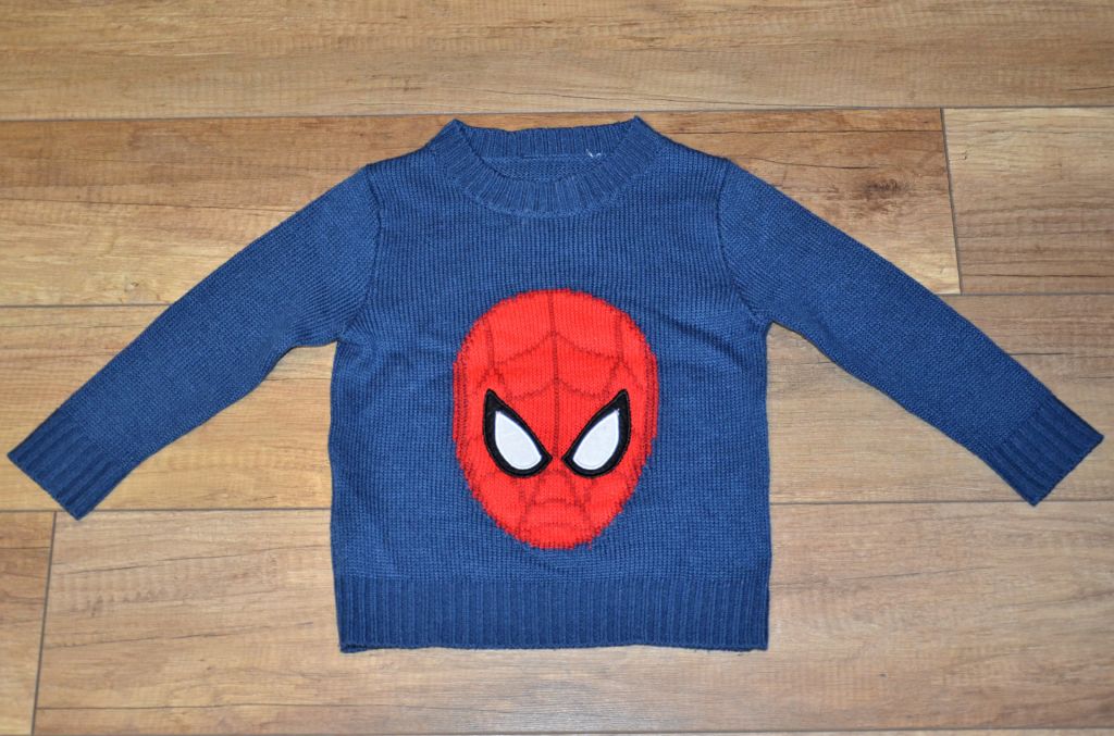 Кофта, светр хлопчику Spiderman на 2-3 роки, 92-98 см - фото фото фото 0