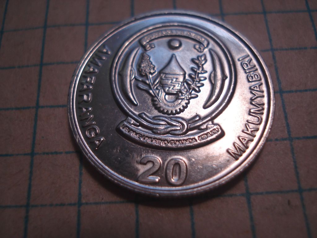 20фр 2003 Руанда - фото фото фото 1