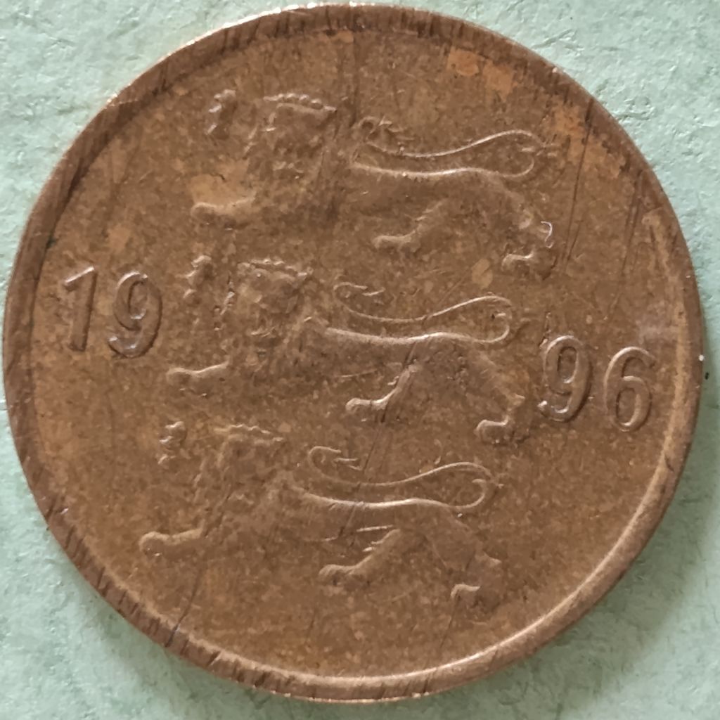 Эстония  10 сенти 1996 года - фото фото фото 1