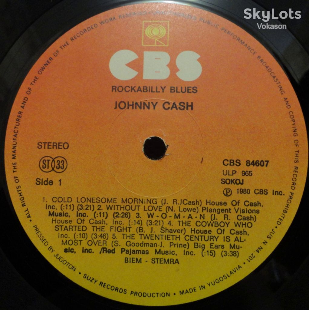 Johnny Cash – Rockabilly Blues  EX/NM/EX+ - фото фото фото 5