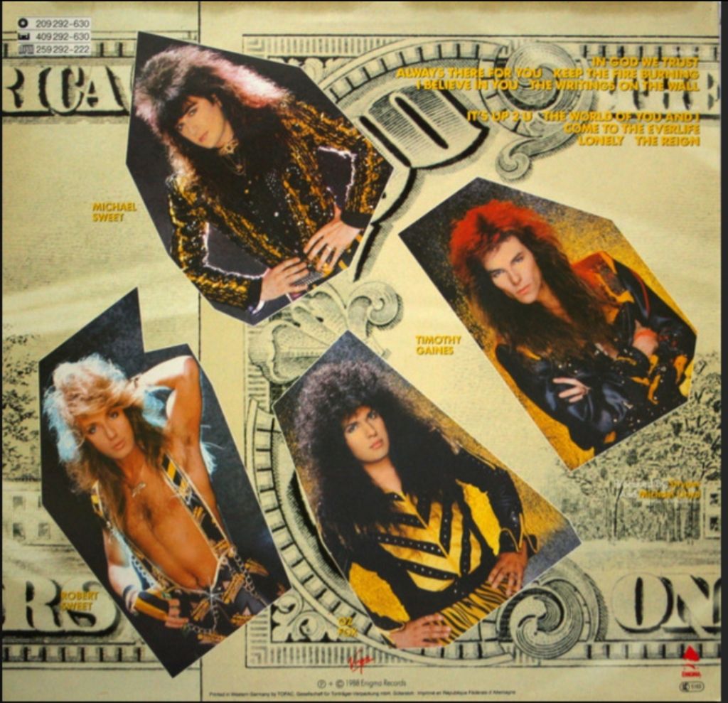 Stryper - In God We Trust - 1988.   (LP). 12. Vinyl. Пластинка. Germany - фото фото фото 1
