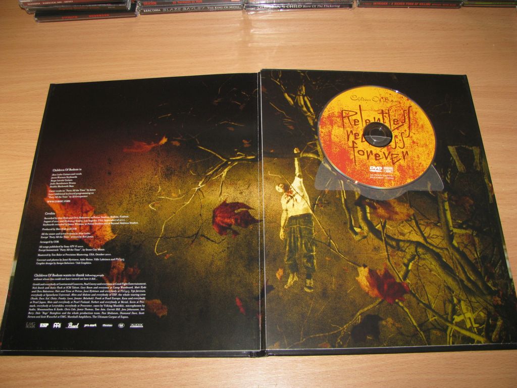 CHILDREN OF BODOM - Relentless Reckless Forever   (2011 Spinefarm, LIMITED HARDBOOK,1st press) - фото фото фото 4