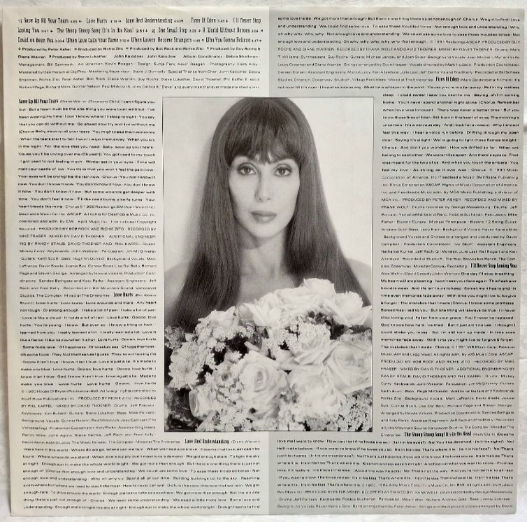 Cher - Love Hurts - 1991.    (LP). 12. Vinyl. Пластинка. UK &amp; Europe. - фото фото фото 2