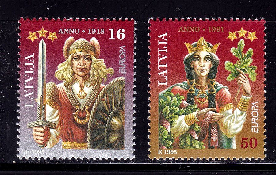 Латвия  1995 г MNH - - фото фото фото 0