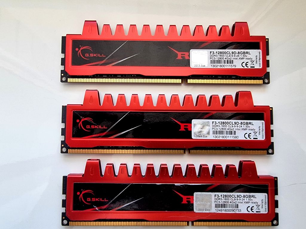 Игровая оперативная память DDR3 4GB G.Skill Ripjaws PC3 12800 1600 для всех ПК - фото фото фото 0
