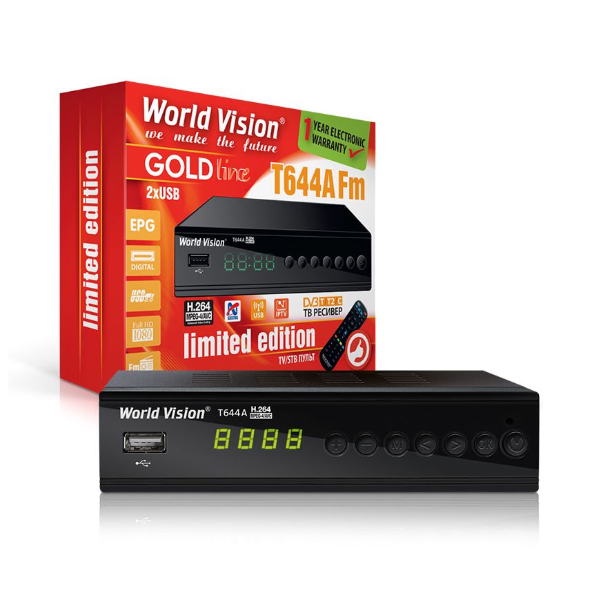 Т2 тюнер World Vision T644A Fm - фото фото фото 2