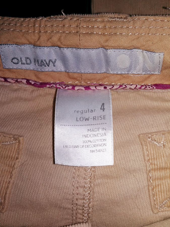 Штаны св.беж 46 Old Navy Индонезия - фото фото фото 2