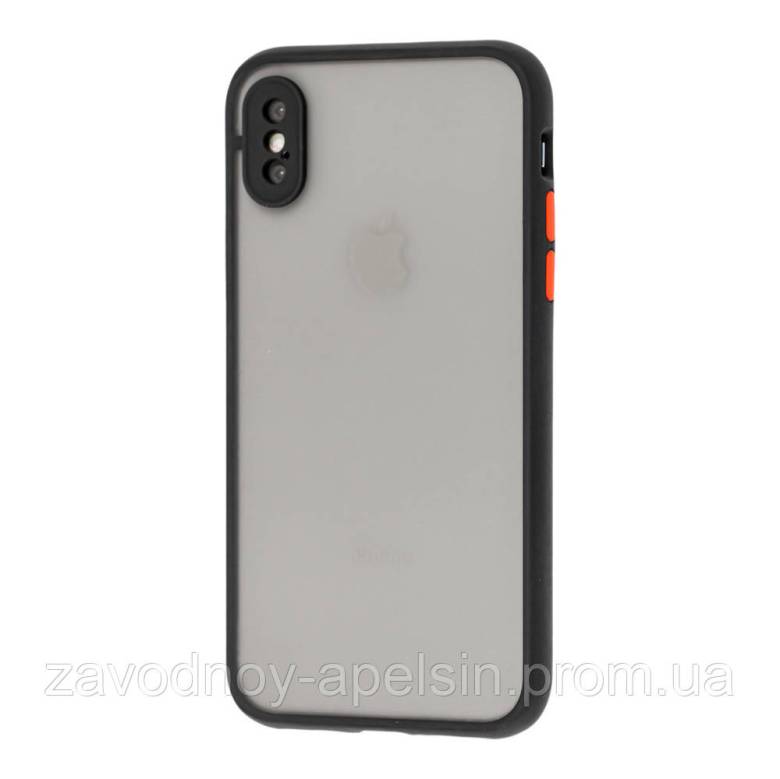 IPhone X XS 10 Чехол матовый Защита камеры (TPU+PC) - фото фото фото 0