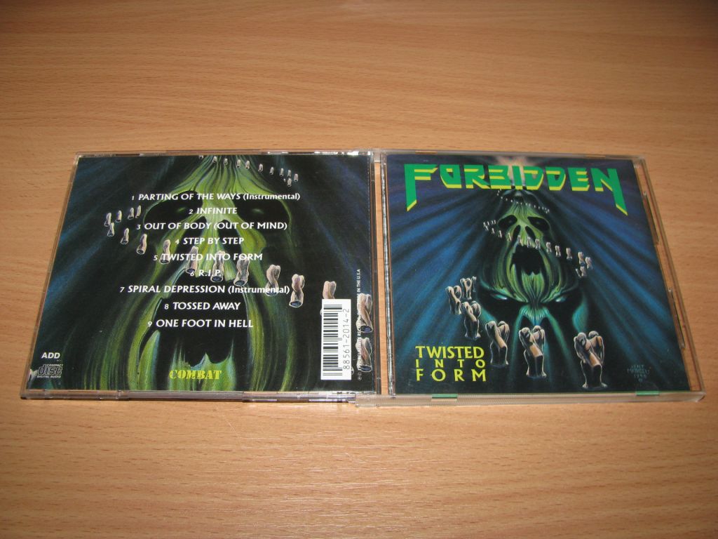 FORBIDDEN - Twisted Into Form  (1990 Combat 1st press,USA) - фото фото фото 0