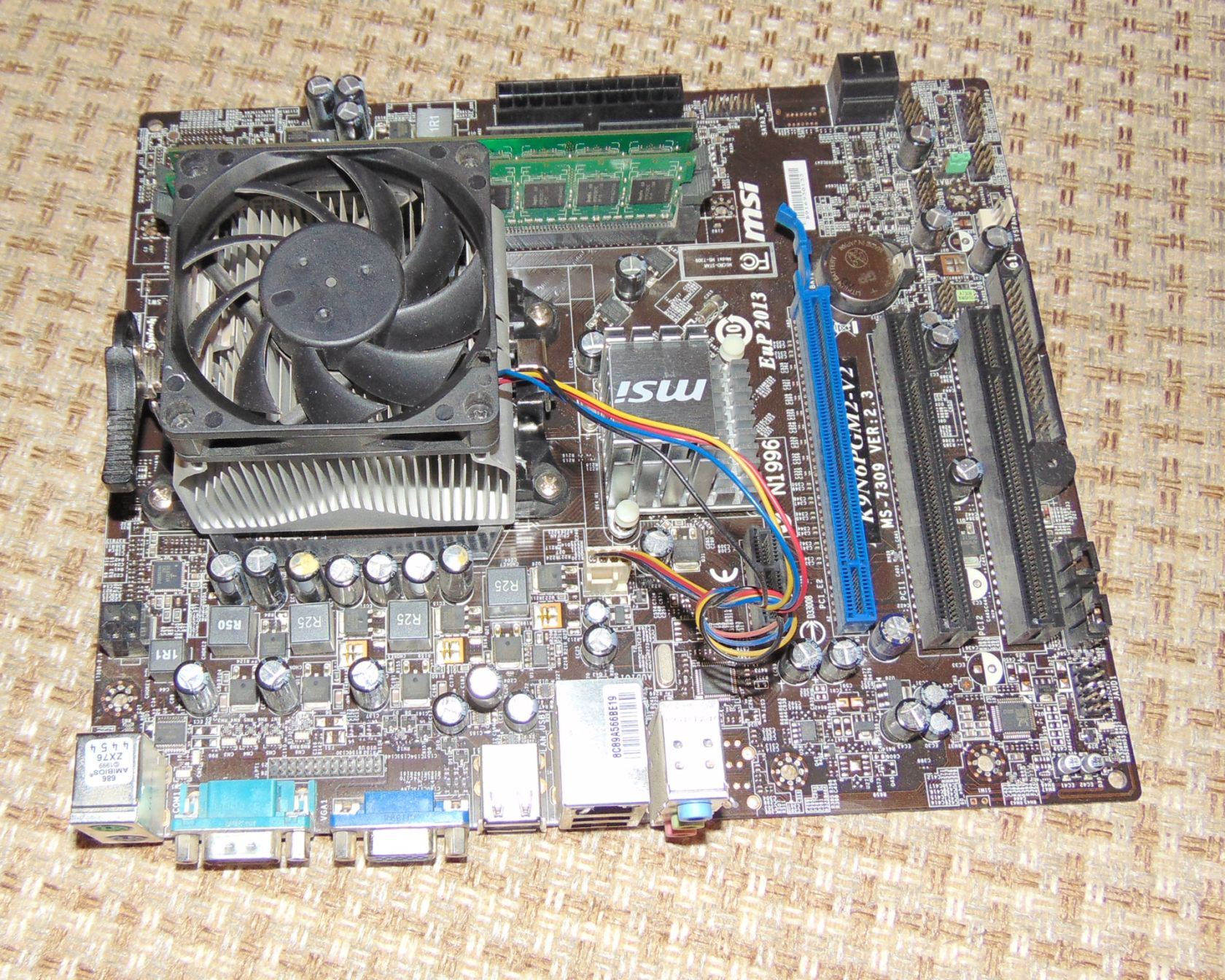 Мат. плата  MSI NF725GTM-P31  + AMD Athlon 64 X2 5200+ - фото фото фото 2