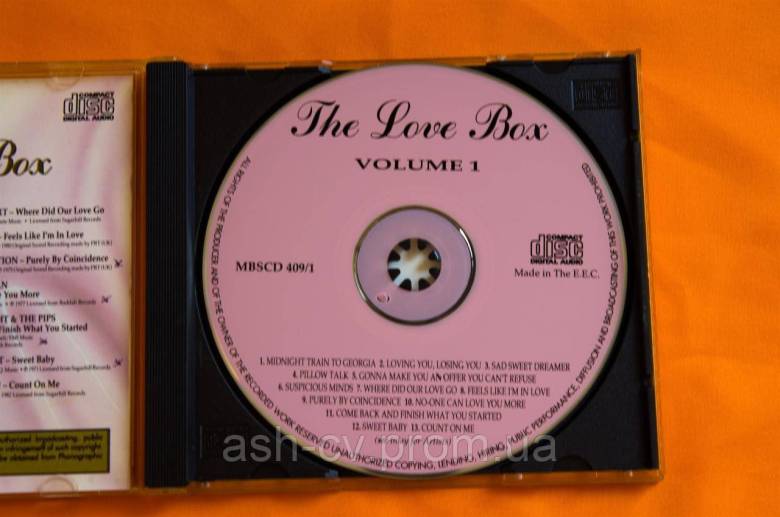 Музичний диск CD. The LOVE BOX - фото фото фото 4