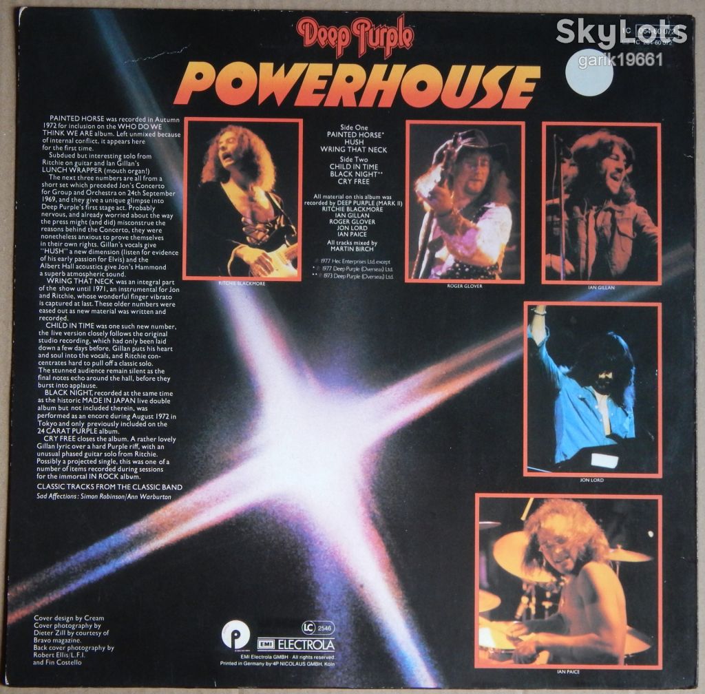 Deep Purple – Powerhouse   (Purple Records – 1C 064-60 072, Germany) EX+/EX+ - фото фото фото 1