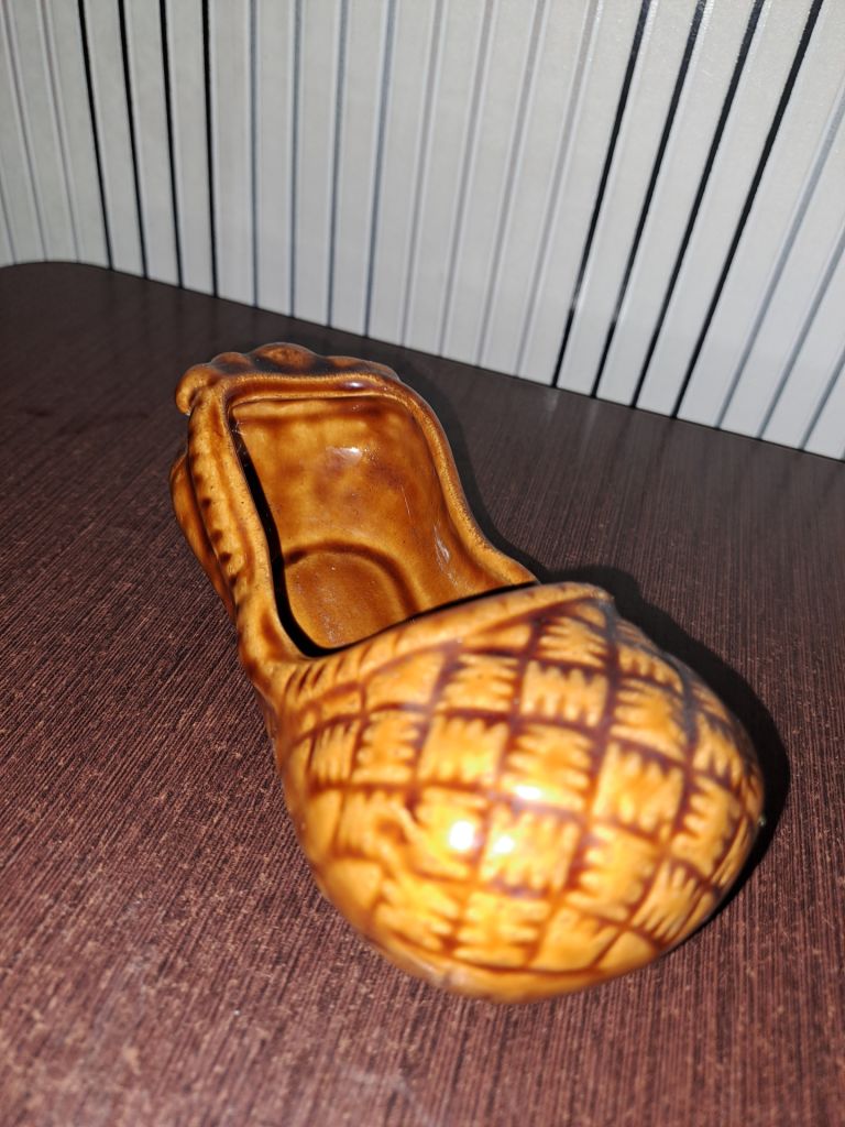Пепельница лапоть обливается керамика - фото фото фото 0