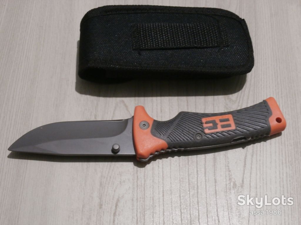 Туристичний складний ніж Gerber Bear Grylls Survival series 22см в чехлі на пояс - фото фото фото 5
