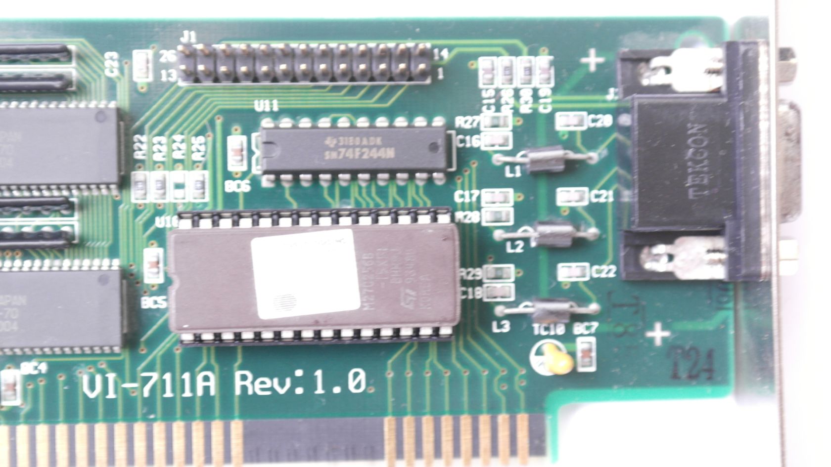 Видеокарта Cirrus Logic CL-GD5428 32 bit VLB VESA - фото фото фото 3